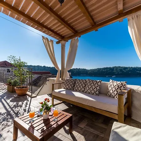 וילה Dubrovnik-cavtat Mima -sea Front With Pool קאבטאט